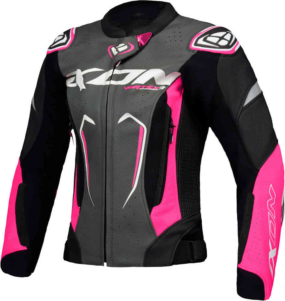 chaqueta moto mujer ixon lover rosa