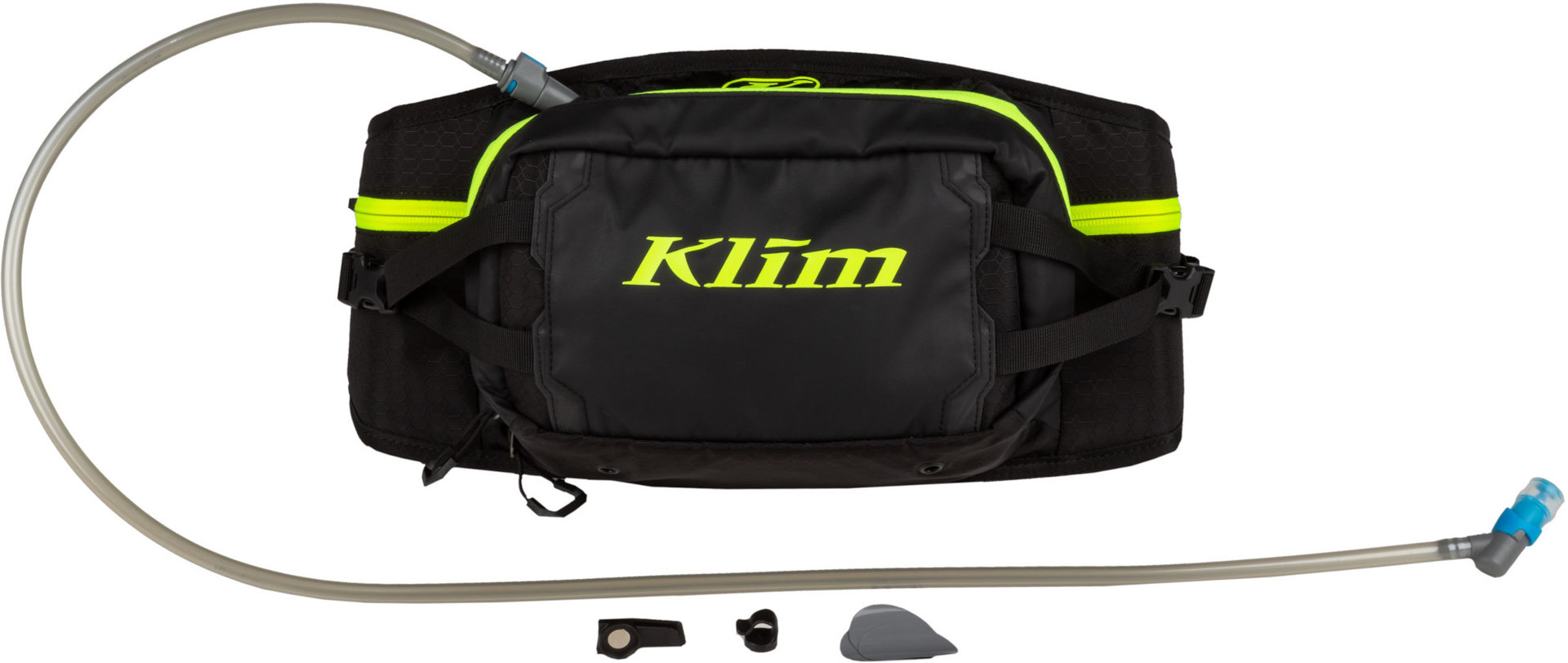 Klim XS Aqua Pak Hüfttasche + 2L Trinkblase, schwarz, schwarz