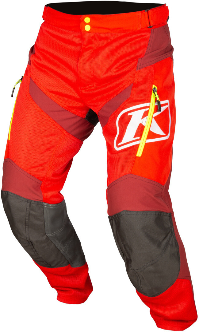 Image of Klim Mojave In The Boot 2023 Pantaloni Motocross, nero-rosso, dimensione 32 36