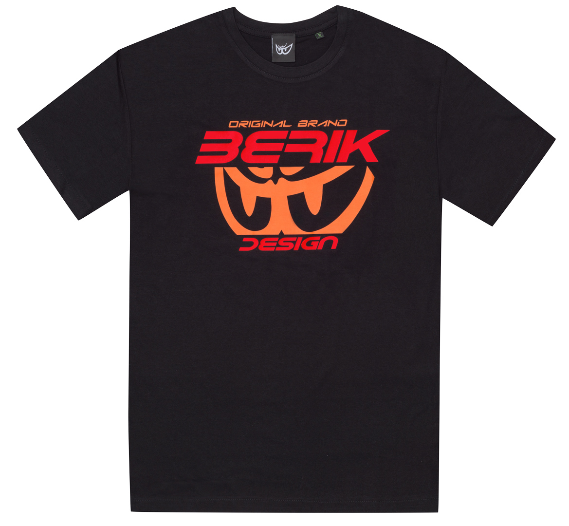 Berik The Big Eye T-shirt, noir-rouge-orange, taille 2XL pour Hommes