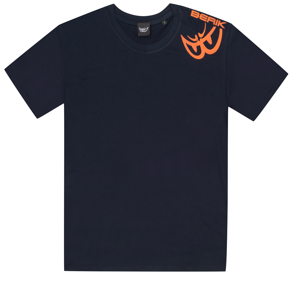 Berik The New Eye T-Shirt, blue-orange, Size S for Men
