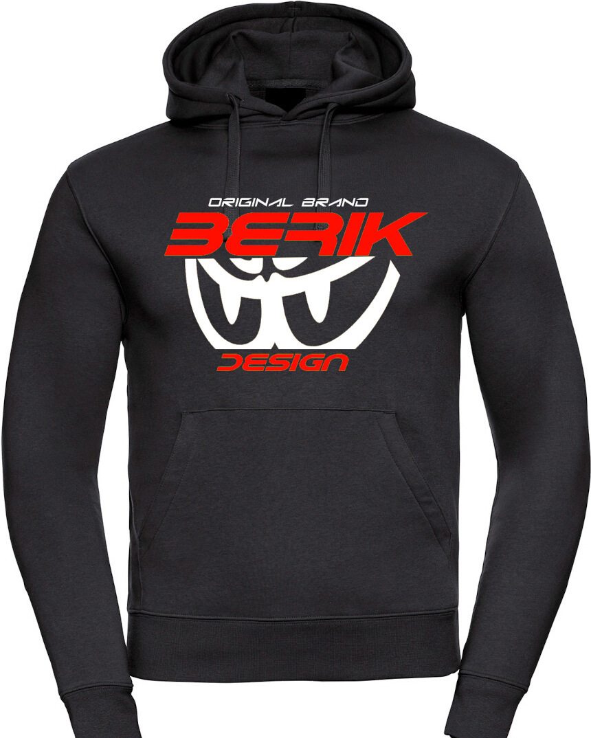 Berik The New Eye Capuche, noir-blanc-rouge, taille XL pour Hommes