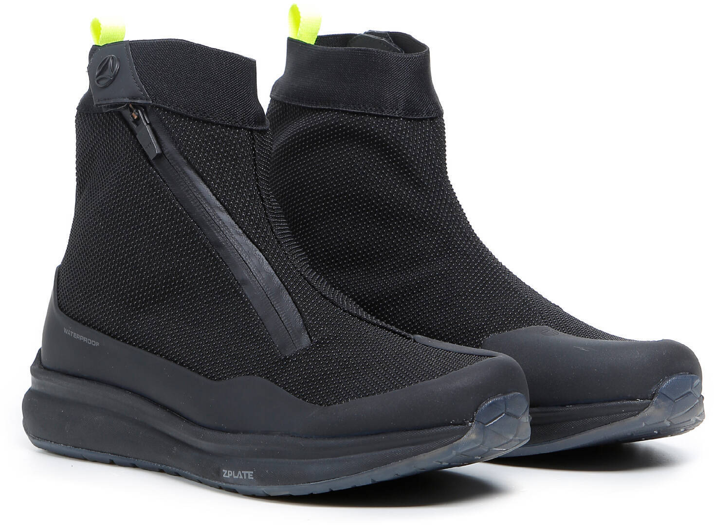 MOMO Firegun-1 WP Chaussures de moto, noir, taille 47 pour Hommes