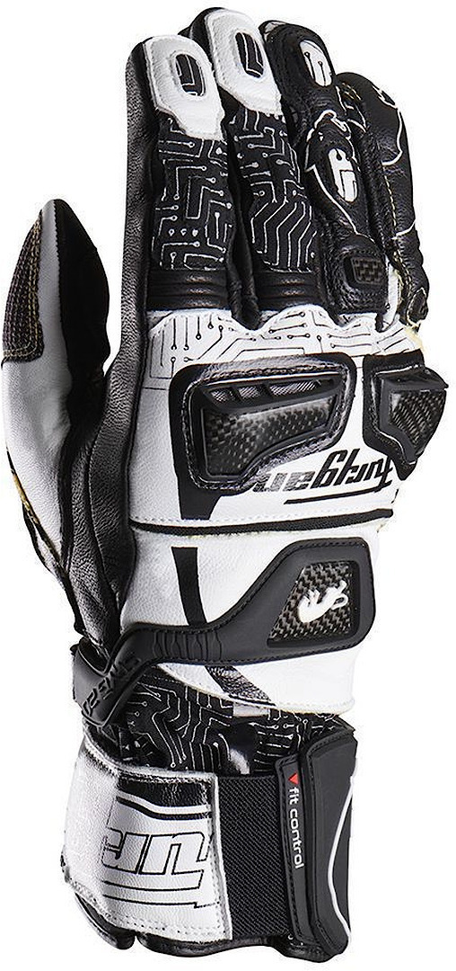 Furygan Styg20 Built With Kevlar® Мотоциклетные перчатки Белый/Черный XL 