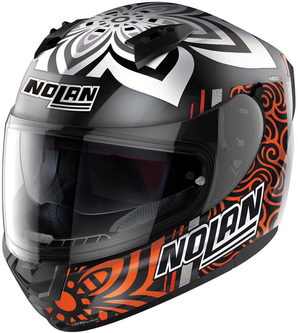 Nolan N60-6 Gemini Replica A.Canet Helmet, black-orange, Size L for Men-image-971936024