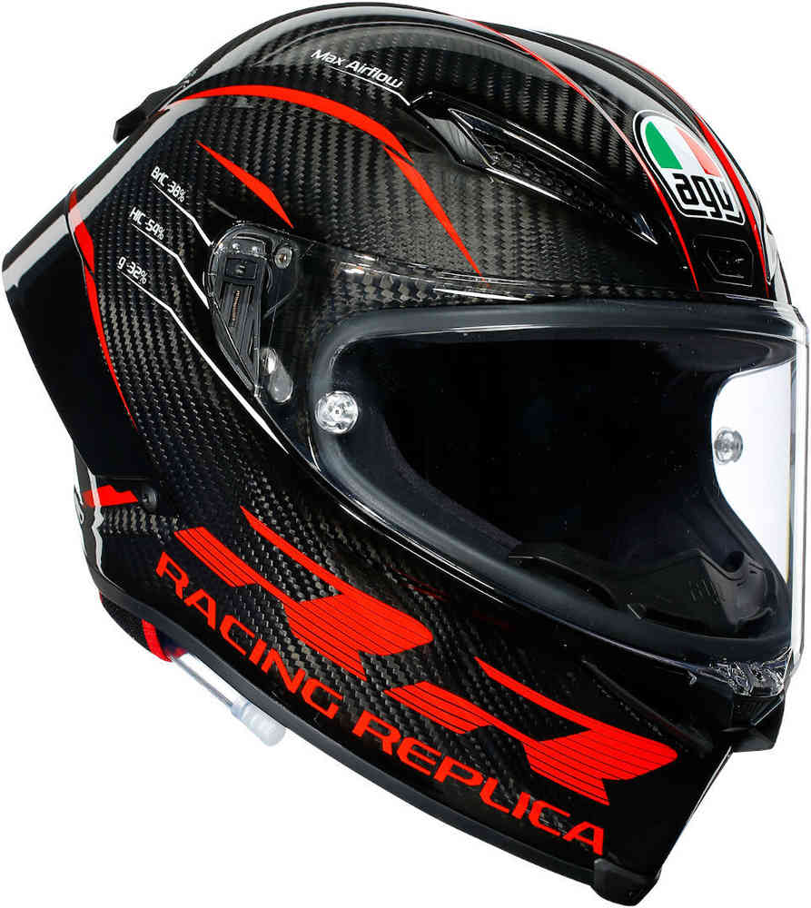 High-end profissional de corrida de moto capacete protetores de