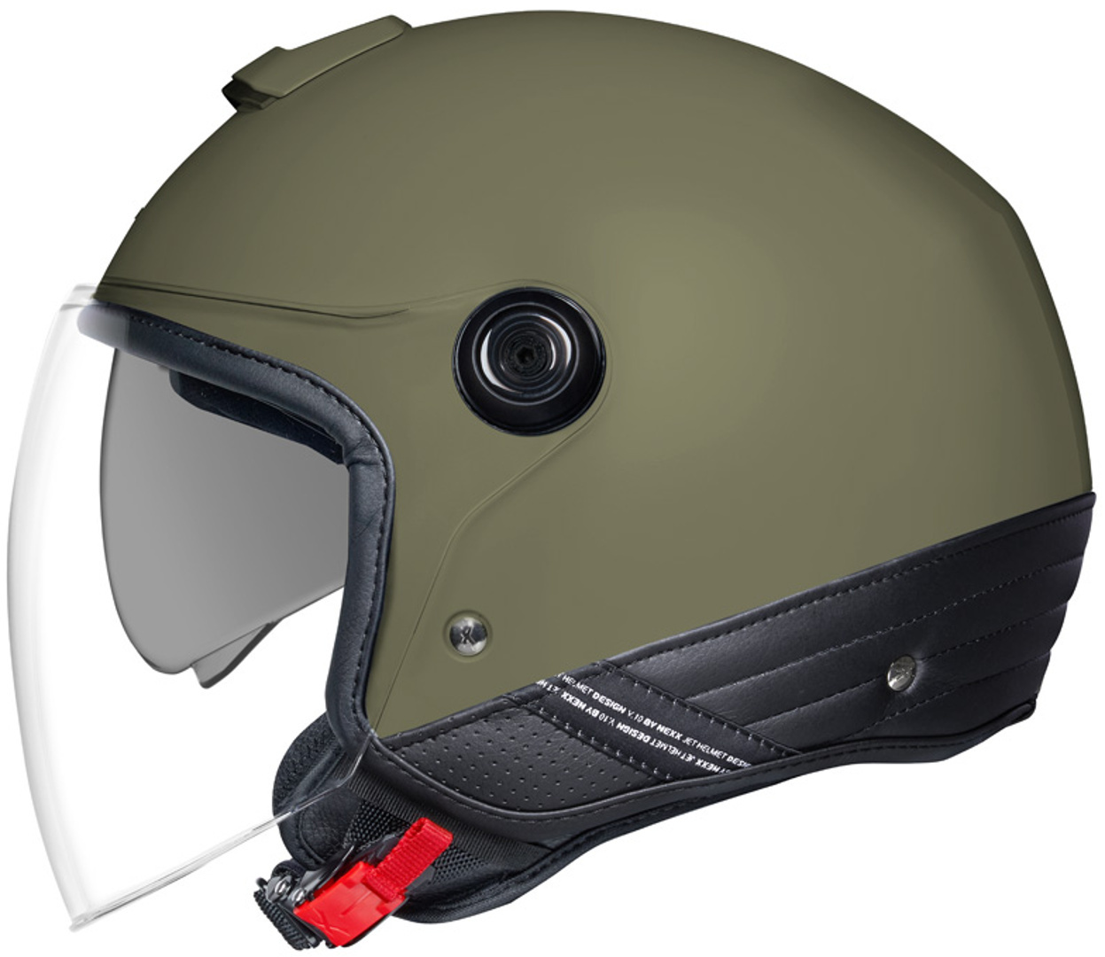 Nexx Y.10 Cali Jet Helmet, green, Size L for Men