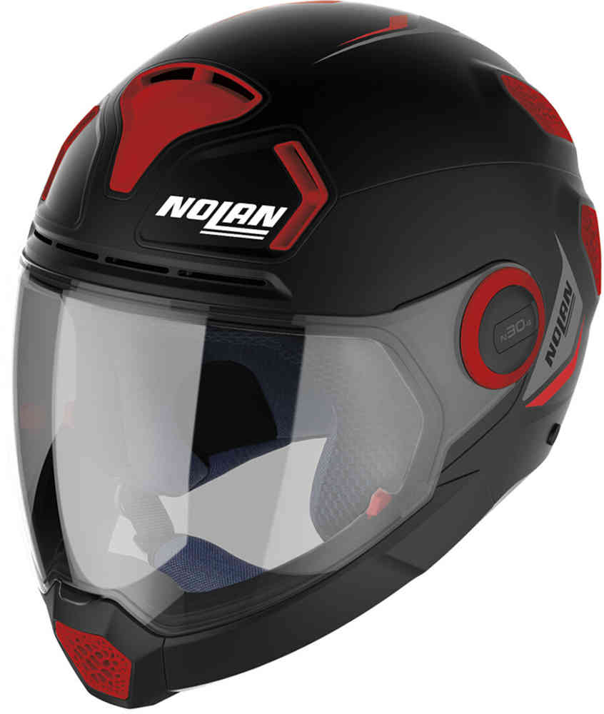 Nolan N30-4 VP Inception Шлем Черный матовый/Красный S (56) 