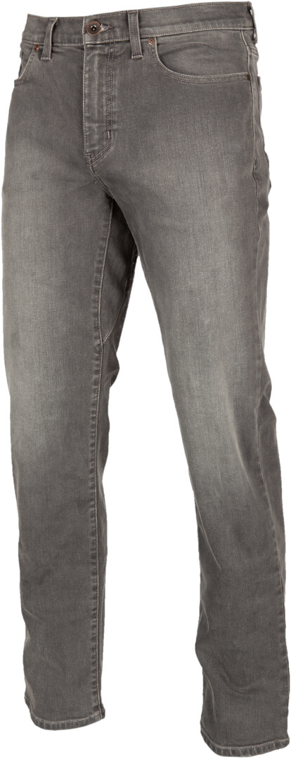 Image of Klim Unlimited Straight Stretch Denim Jeans Moto, grigio, dimensione 32 33
