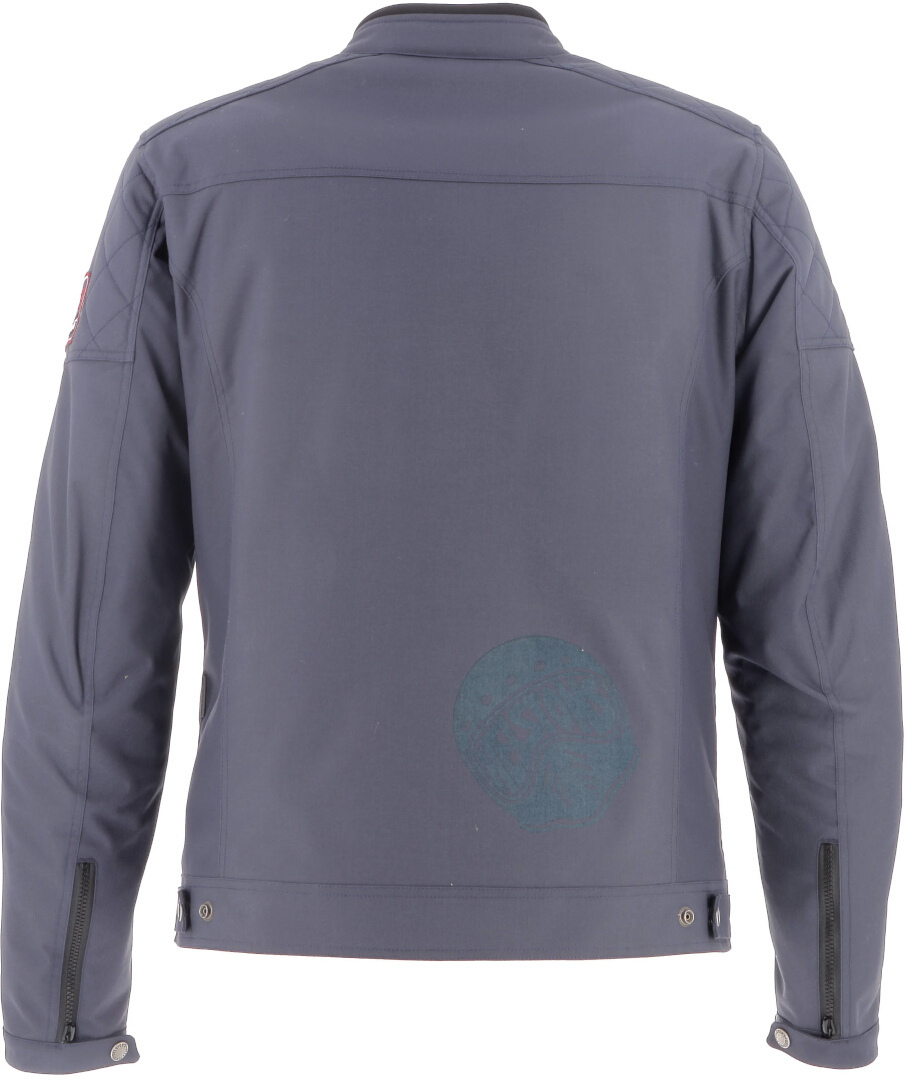 Side view of Helstons Evasion Motorcycle Textile Jacket, blue, Size M for Men