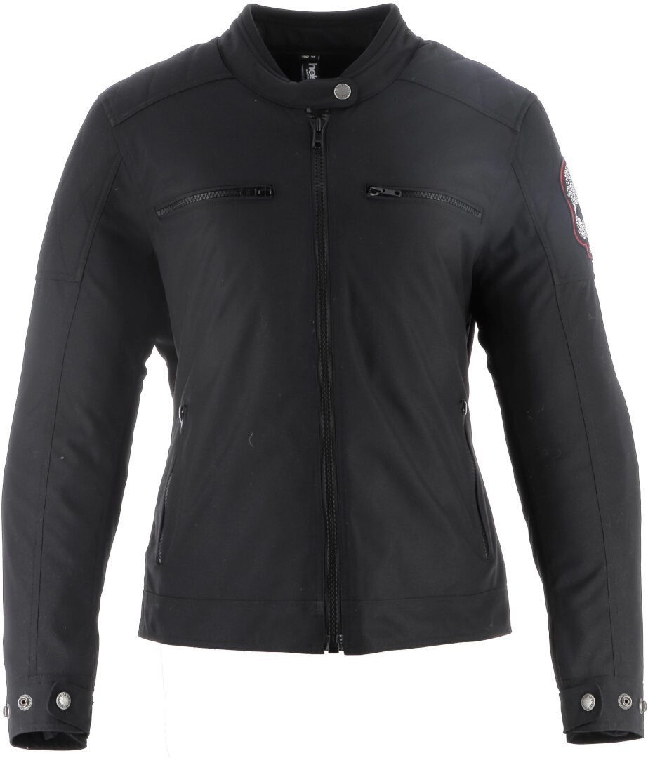 Helstons Widow Dames Motorfiets Textiel Jas, zwart, afmeting S voor vrouw