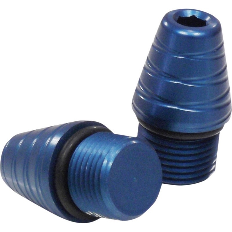 Gilles Embouts de guidon TOOLING LG bleu, rouge, taille 80 mm