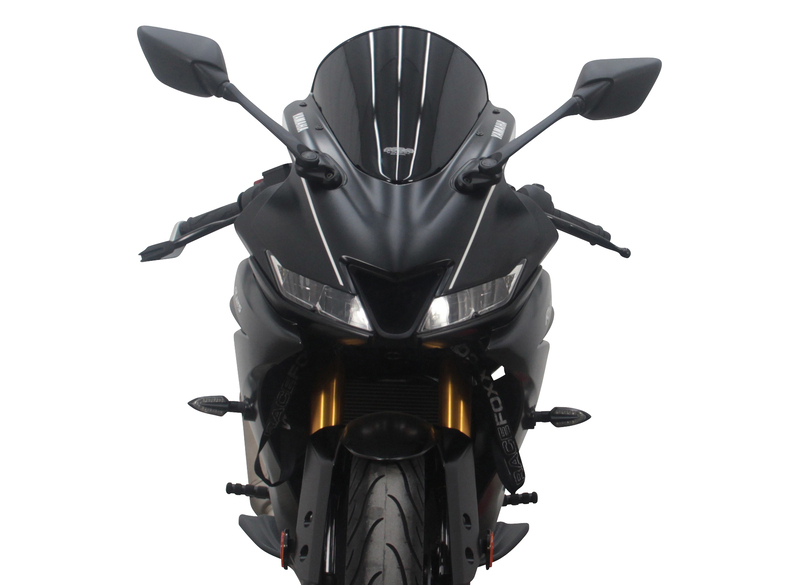 MRA Závodní bublina "R" černá - Yamaha YFZ R125