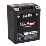 BS Battery SLA Max Battery Maintenance Free Factory Activated - BTX14AH MAX FA