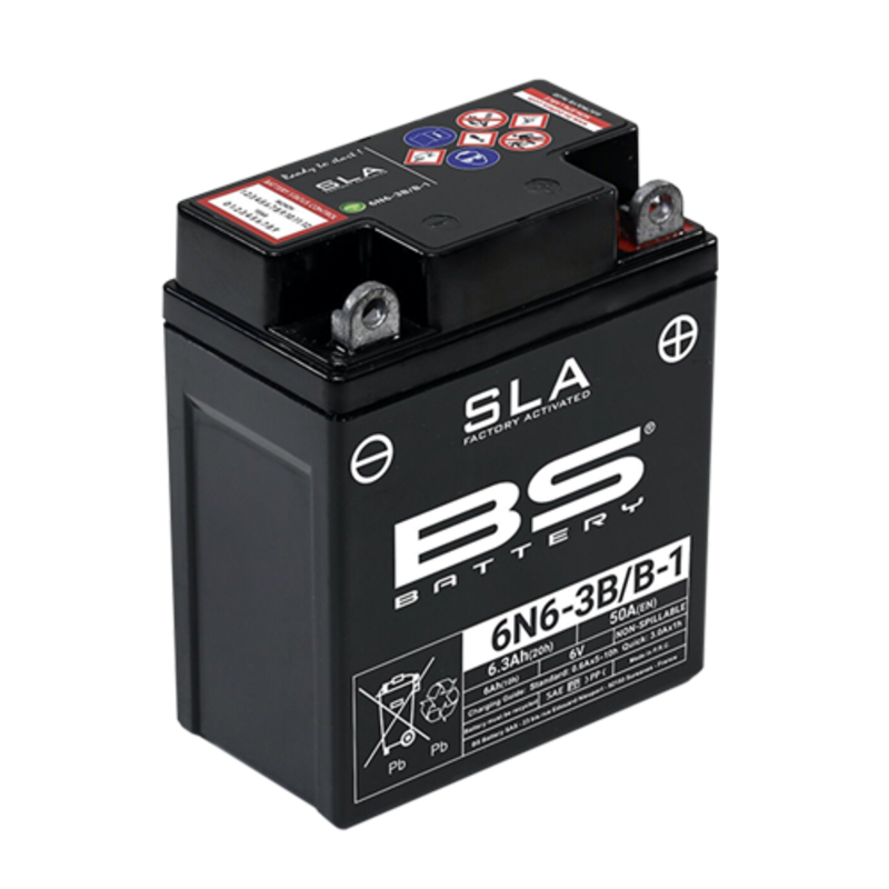 BS Battery 工場出荷時のメンテナンスフリーSLAバッテリー - 6N6-3B/B-1