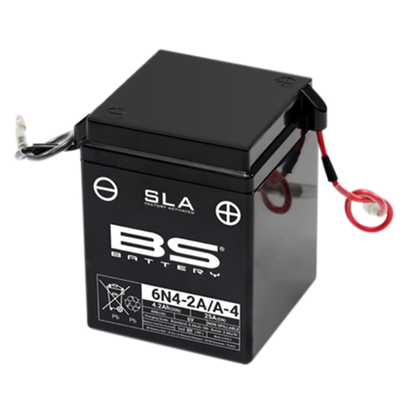 BS Battery Batterie SLA sans entretien activé usine - 6N4-2A/A-4
