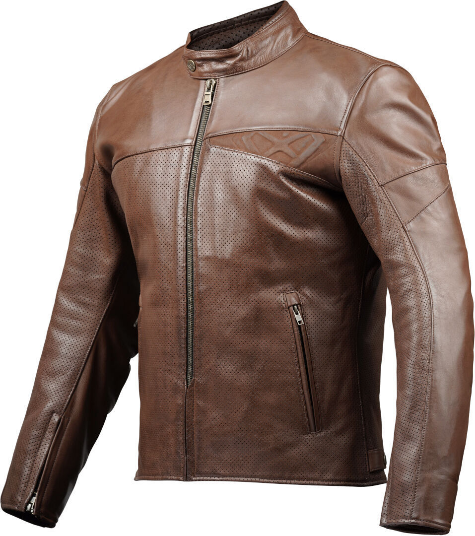 Ixon Cranky Air Veste en cuir de moto perforée