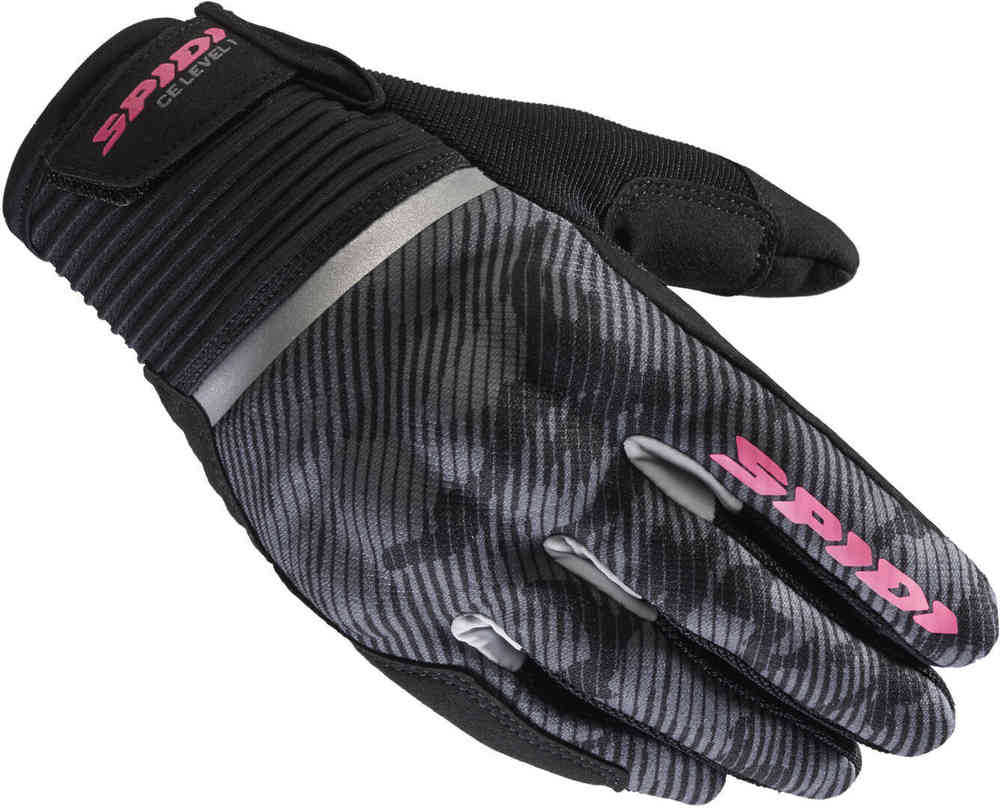 Spidi Flash Camo Gants de moto pour dames