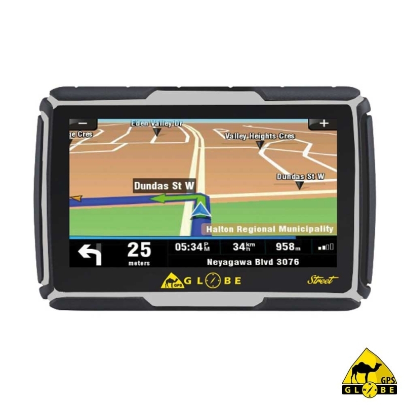 GPS GLOBE Street - waterproof IP67 - 4,3'' screen - Europe Map