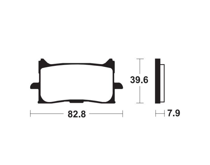 TECNIUM Plaquettes de frein métal fritté - MFP440
