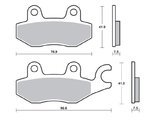TECNIUM Professional Racing Sintered Metal Brake pads - MSR455