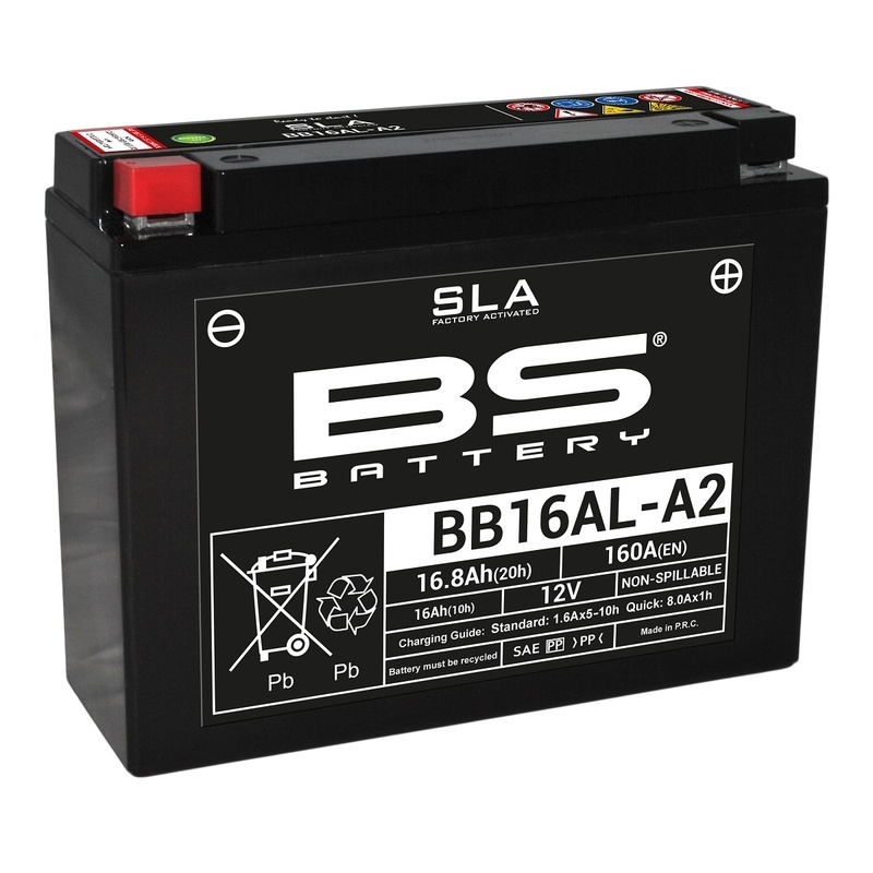 BS Battery SLA Battery Maintenance Free Factory Activated - BB16AL-A2