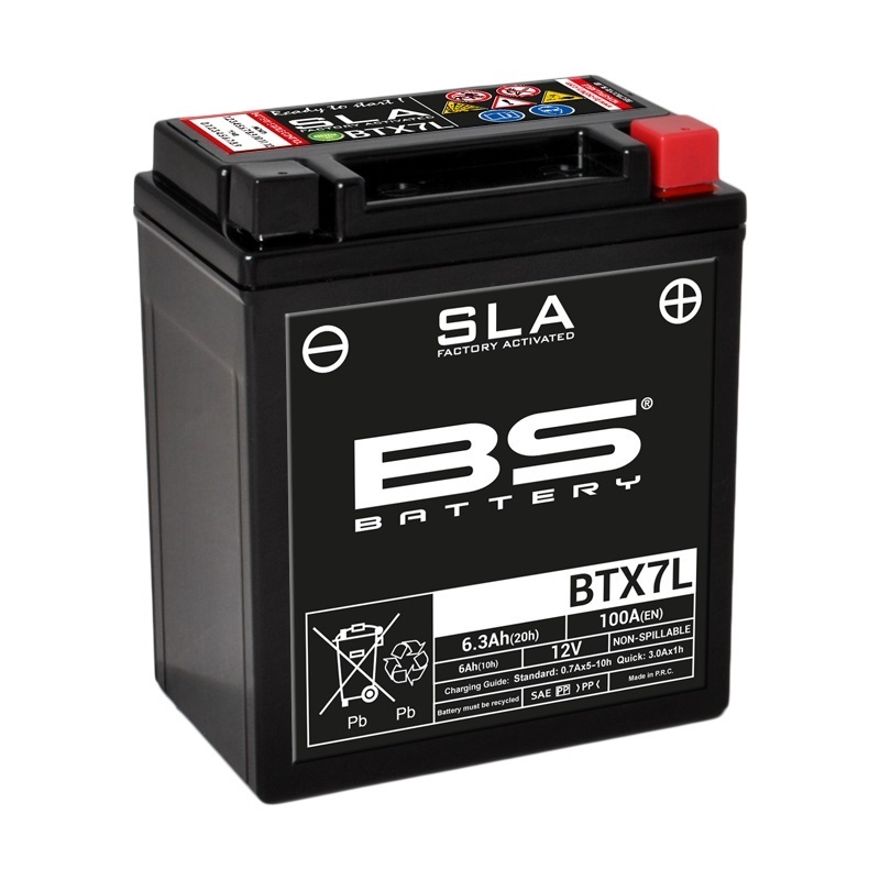 BS Battery 工場出荷時のメンテナンスフリーSLAバッテリー - BTX7L