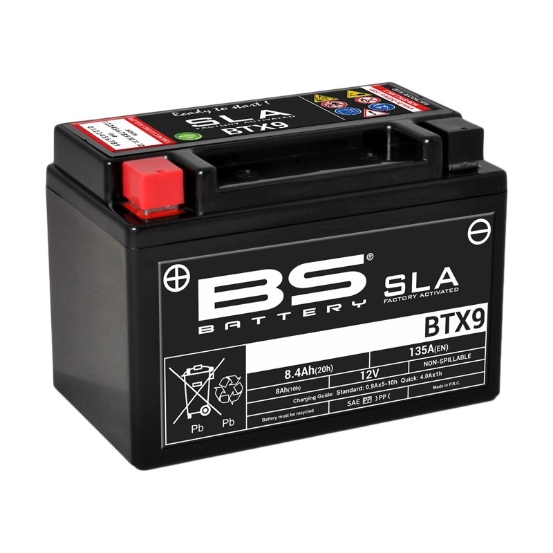 BS Battery 工厂支持的免维护 SLA 电池 - BTX9