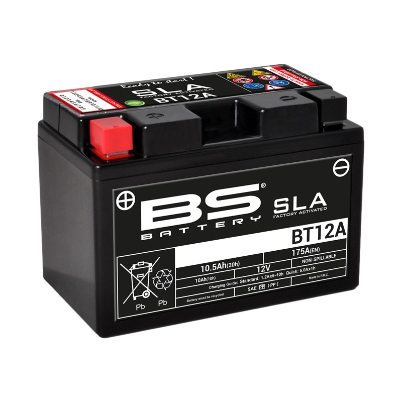 Bs Battery Unisex Sla Battery Maintenance Free Factory Activated - Bt12a