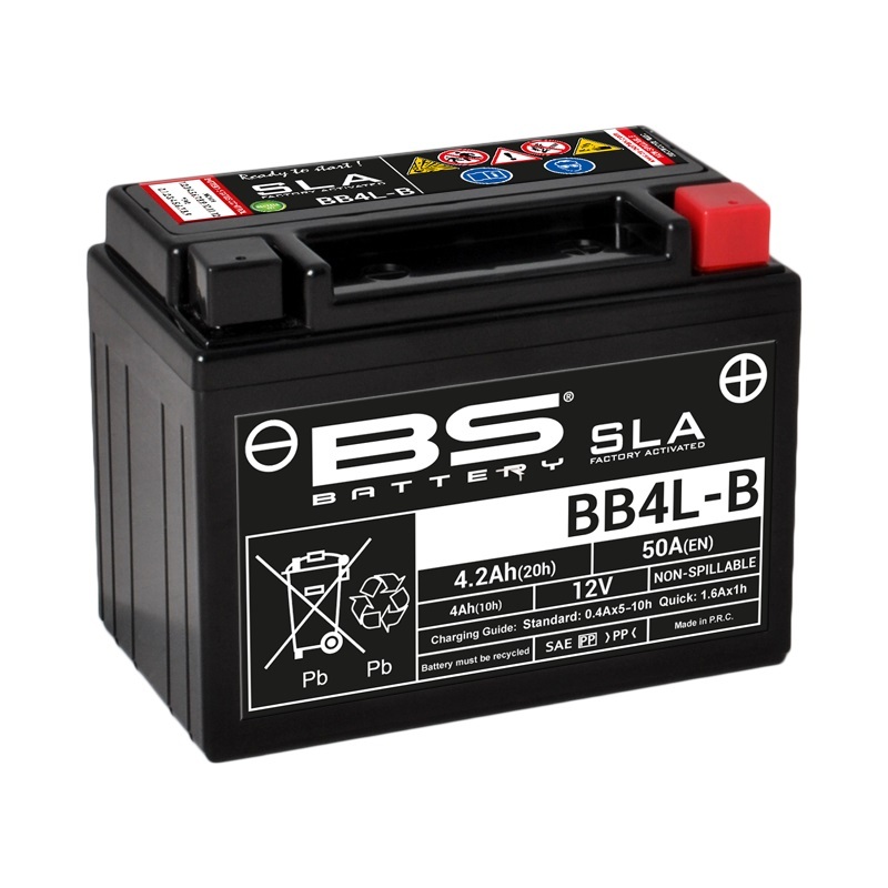 BS Battery Fabrycznie aktywowany bezobsługowy akumulator SLA - BB4L-B