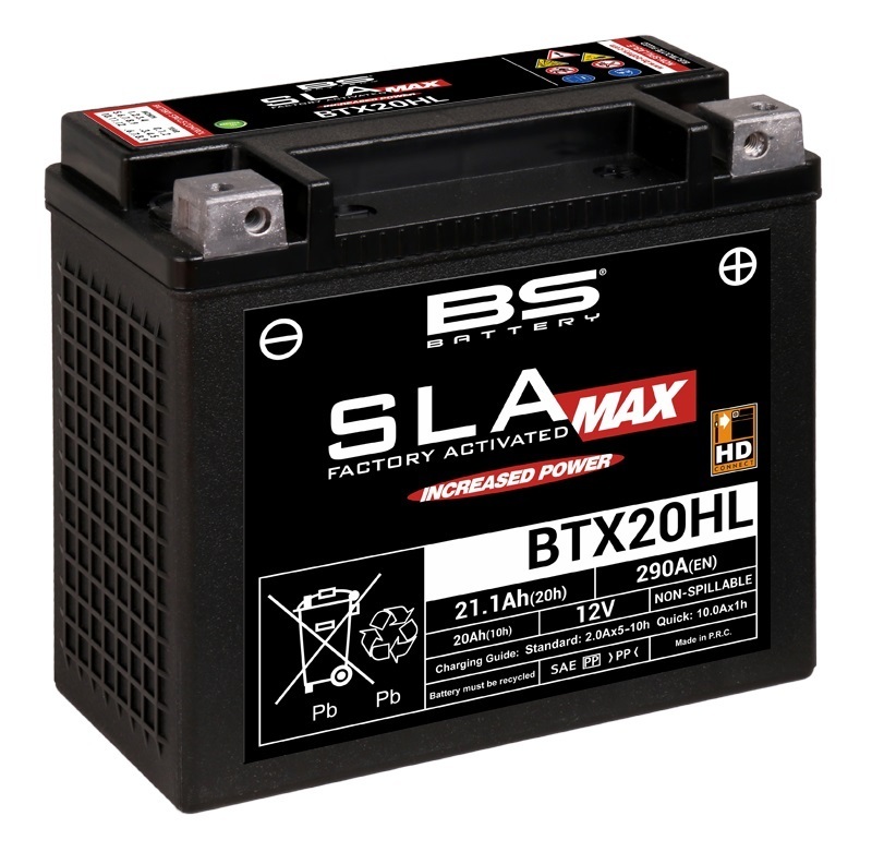 BS Battery Fabrieksgebaseerd onderhoudsvrije Max SLA-batterij - BTX20HL