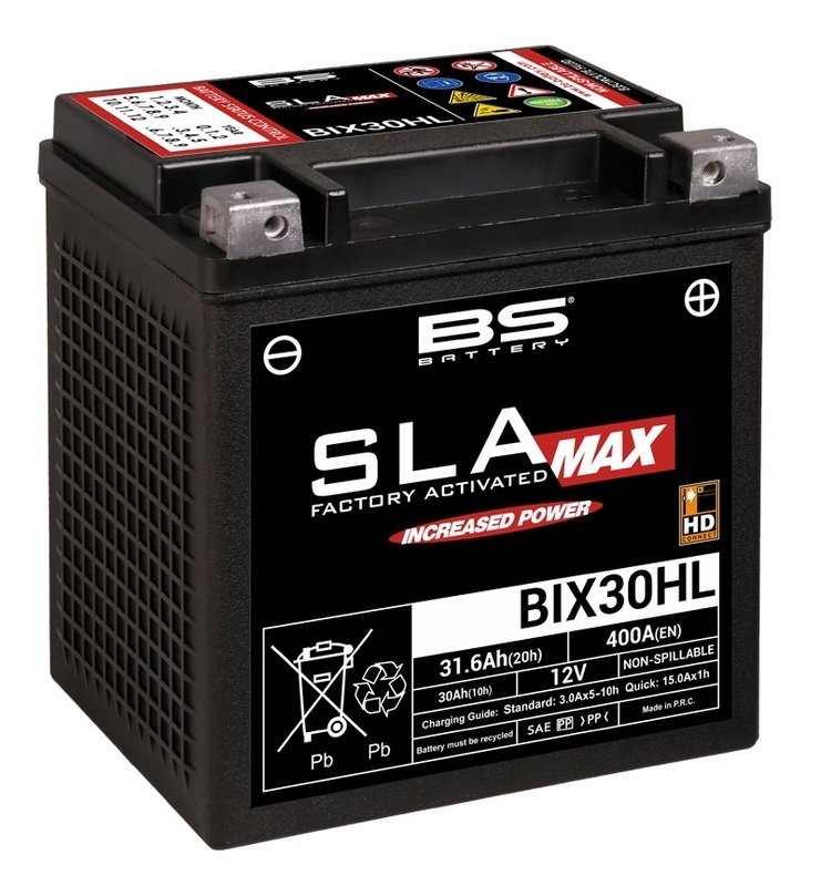 BS Battery Batteria SLA massima senza manutenzione attivata in fabbrica - BIX30HL