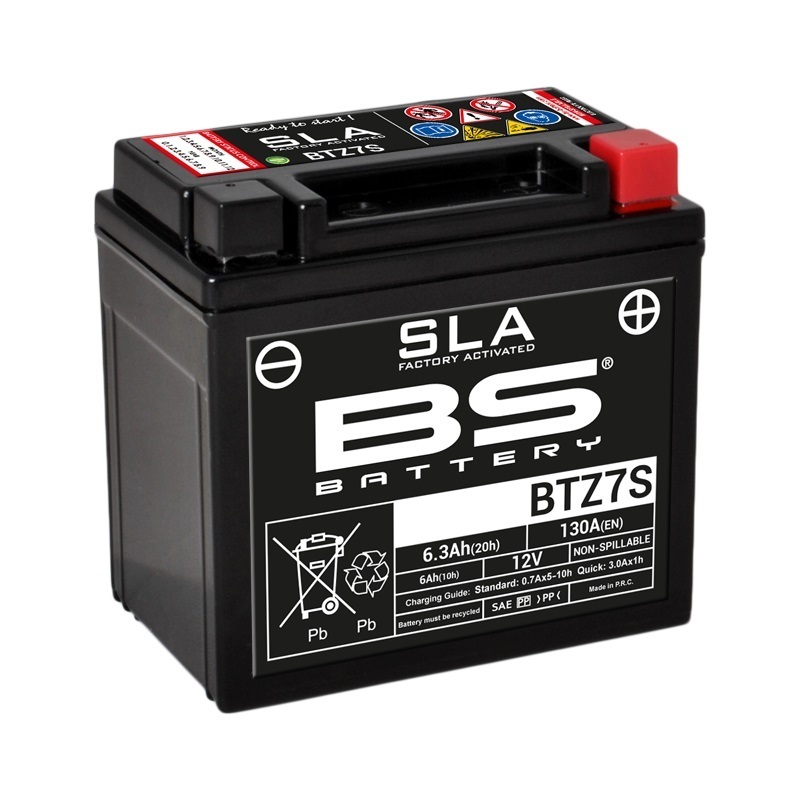 BS Battery SLA Battery Maintenance Free Factory Activated - BTZ7S