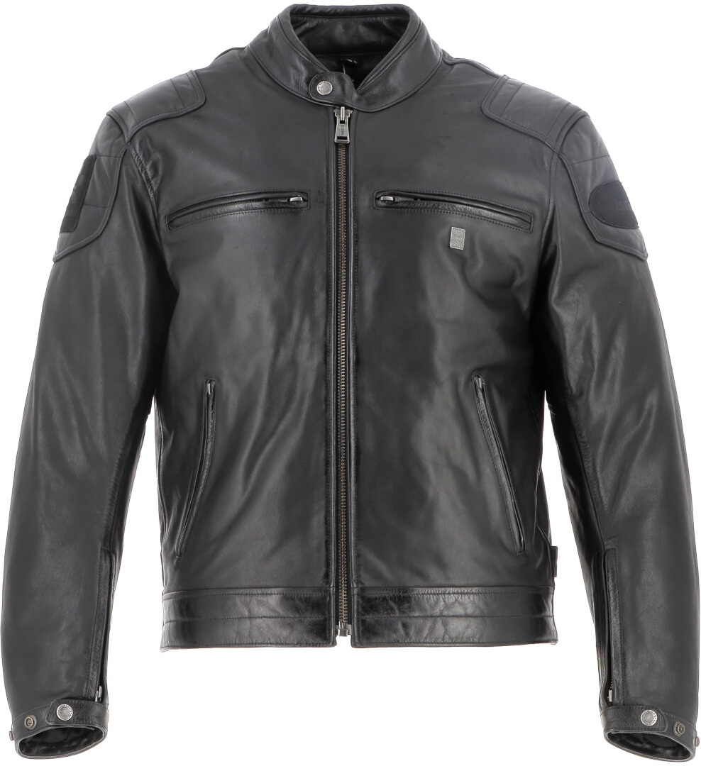Helstons Sonora Motorfiets lederen jas, zwart, afmeting 4XL