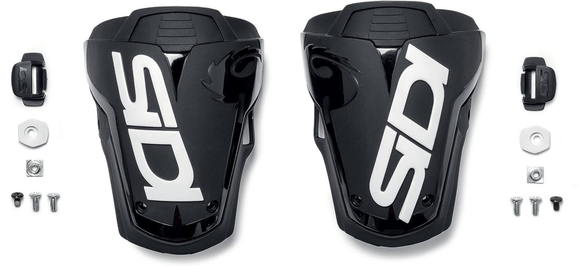 Sidi Mag-1 Schienbein Platten, schwarz, schwarz