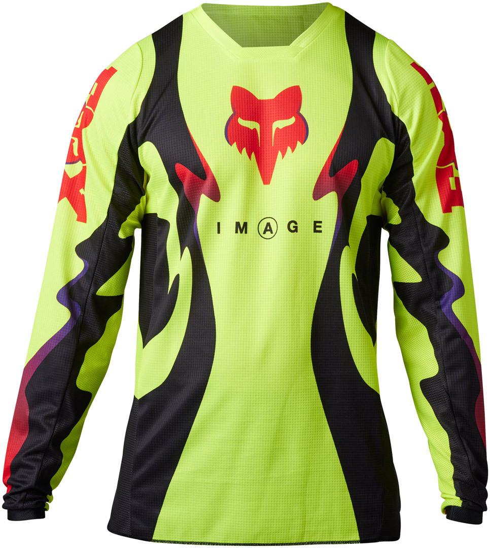 Image of FOX 180 Kozmik Maglia Motocross, giallo, dimensione 2XL
