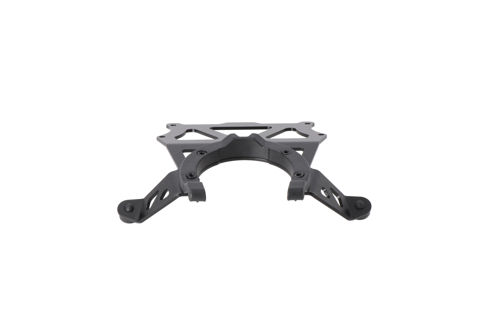 Side view of SW-Motech ION tank ring - Black. Yamaha Ténéré 700 World Raid (22-).