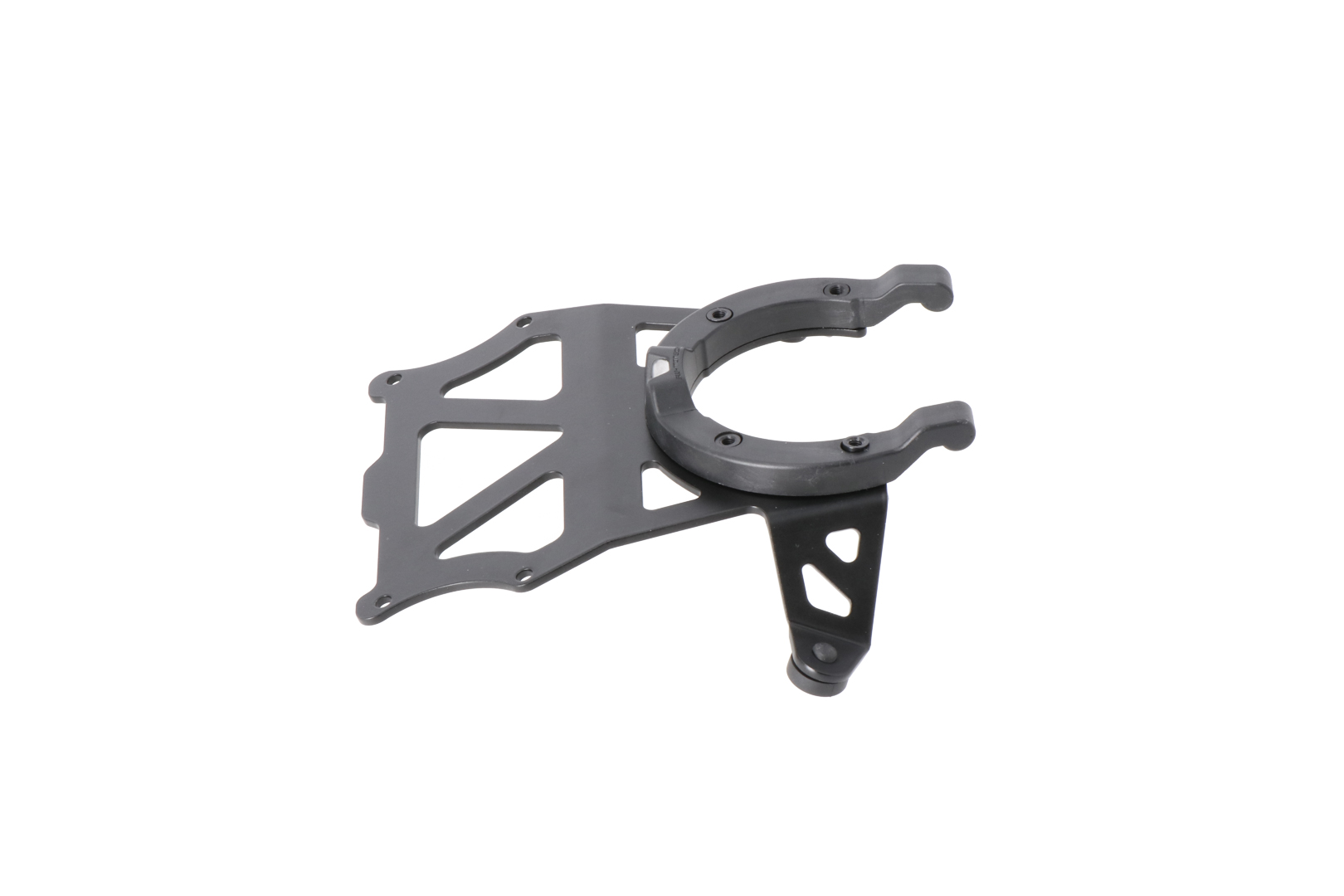 Side view of SW-Motech ION tank ring - Black. Yamaha Ténéré 700 World Raid (22-).