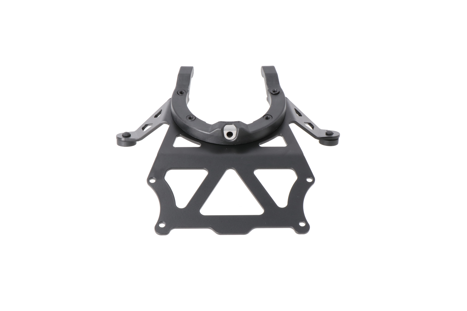 Side view of SW-Motech ION tank ring - Black. Yamaha Ténéré 700 World Raid (22-).