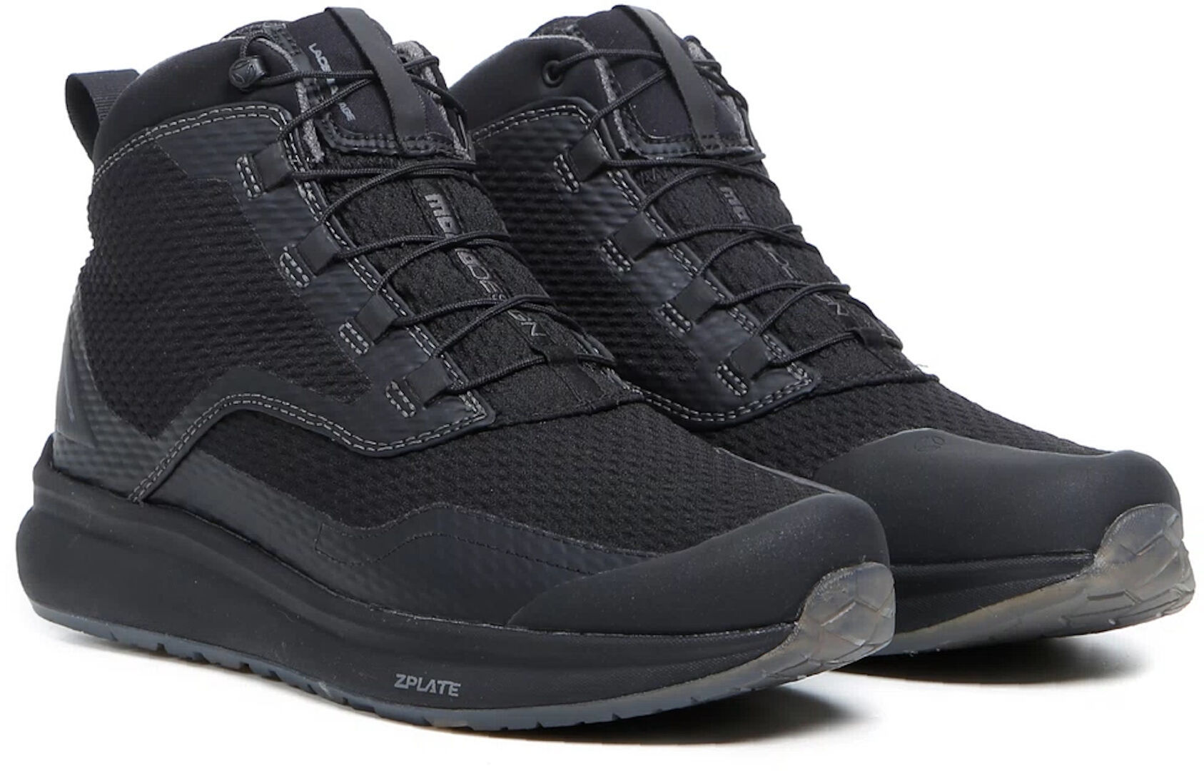 MOMO Firegun-3 WP Chaussures de moto, noir, taille 47 pour Hommes