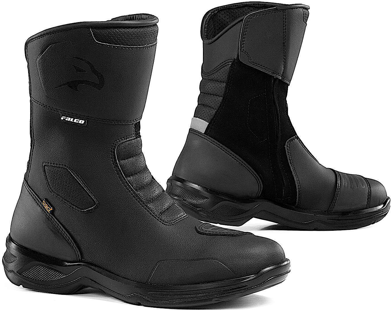 Falco Liberty 3 Wasserdichte Motorradstiefel, schwarz, Größe 36