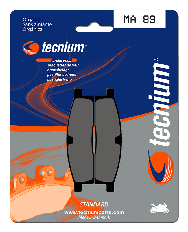 TECNIUM Pastiglie freno su strada organiche - MA89