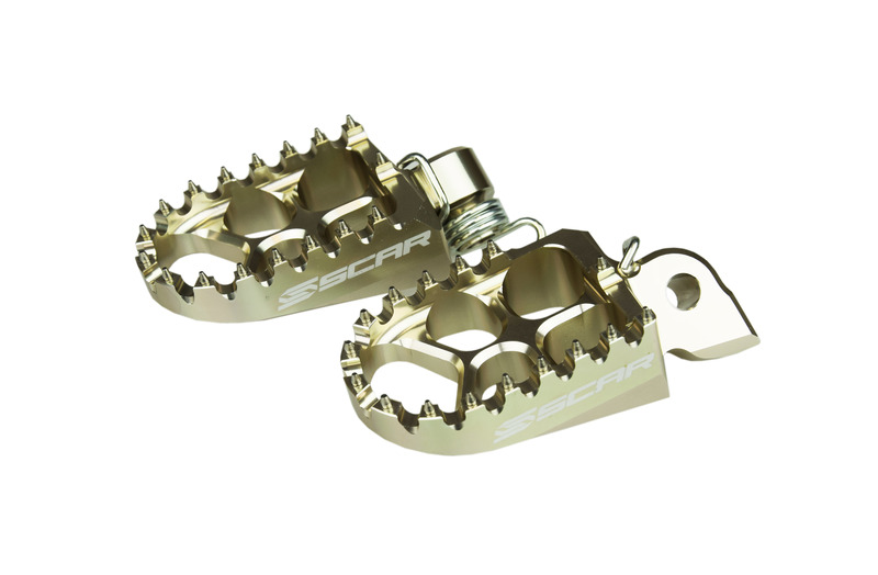 Scar Unisex Evo Foot Pegs Titanium