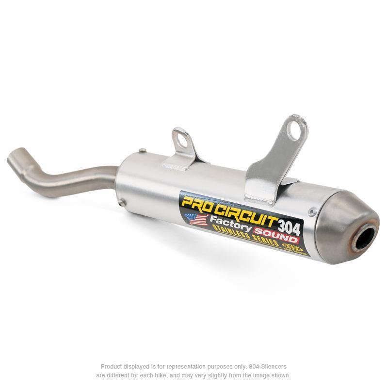304 Muffler Brushed Aluminum/Stainless Steel End Cap Yamaha YZ250