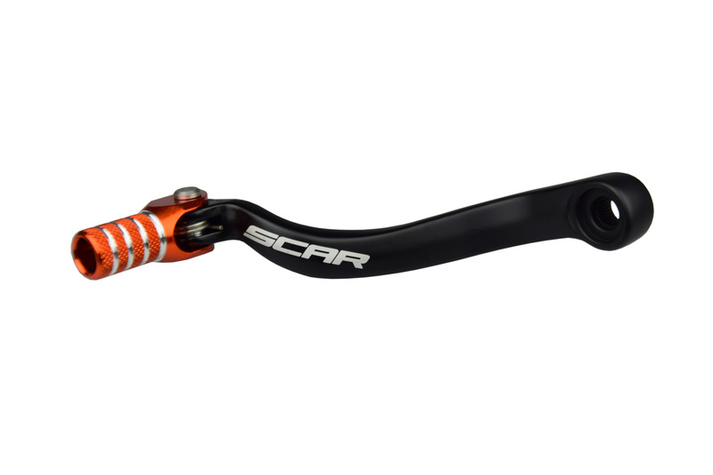 SCAR Sélecteur de vitesse noir mat/embout orange