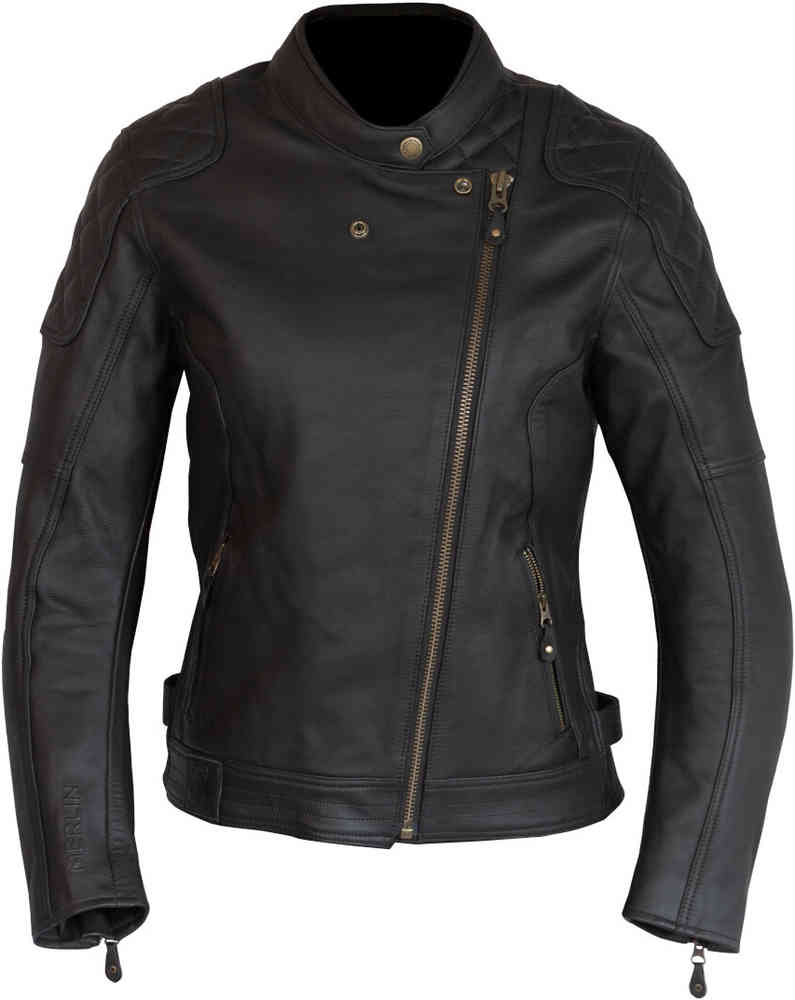 Merlin Bristol D3O Cafe Veste en cuir de moto pour dames