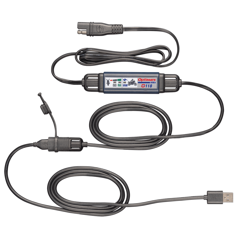 Cable de carga OPTIMATE USB-C con monitor de batería