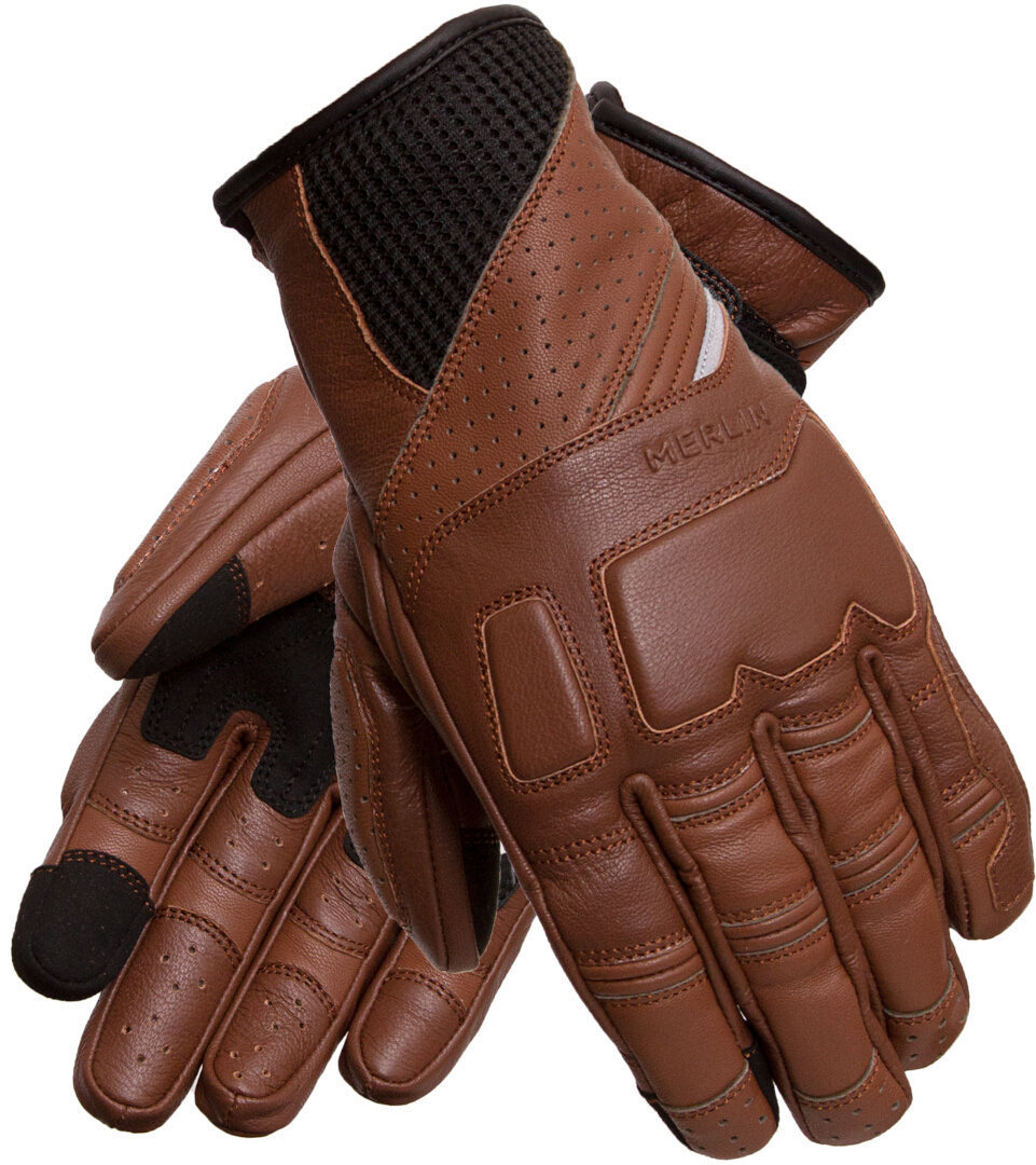 Merlin Salado Explorer Gants de moto, brun, taille XL pour Hommes