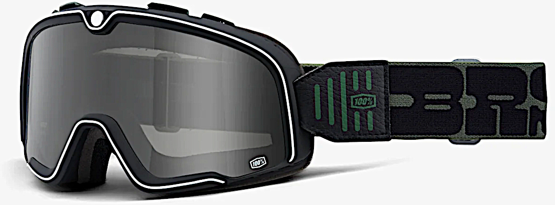 100% Barstow Kalmus Lunettes de motocross, noir-vert