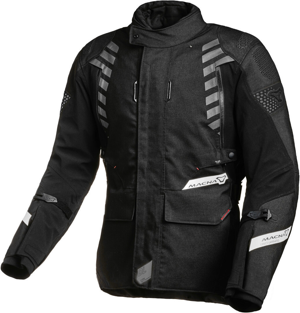 Zdjęcia - Odzież motocyklowa Macna Ultimax wodoodporna damska kurtka tekstylna motocyklowa, czarny, Rozmiar XS 